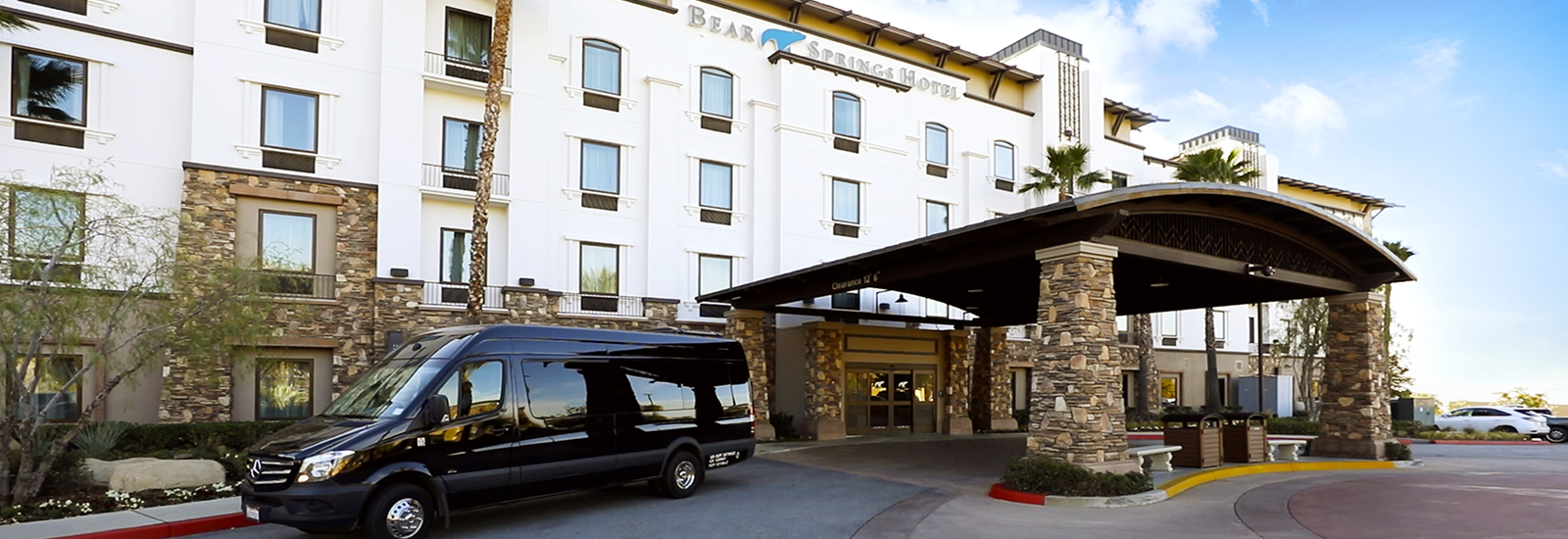 bear springs hotel to san manuel casino